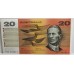 AUSTRALIA 1993 . TWENTY 20 DOLLARS BANKNOTES . FRASER/EVANS . CONSECUTIVE TRIO . FIRST PREFIX AAA